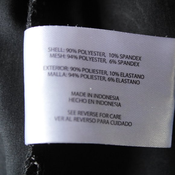 Orvis Black Embossed Black Rose Pull-On Skort ~M~ - Picture 10 of 10